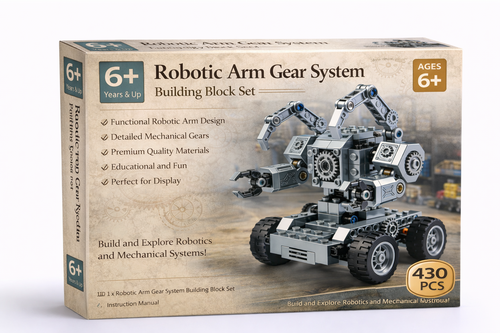 Robotic Arm Gear System Building Block Set